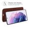 For Samsung Galaxy S22 5G R64 Texture Single Horizontal Flip Protective Case with Holder & Card Slots & Wallet& Photo Frame(Brown)