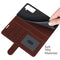 For Samsung Galaxy S22 5G R64 Texture Single Horizontal Flip Protective Case with Holder & Card Slots & Wallet& Photo Frame(Brown)