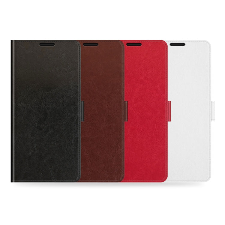 For Samsung Galaxy S22 5G R64 Texture Single Horizontal Flip Protective Case with Holder & Card Slots & Wallet& Photo Frame(Red)