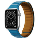 Silicone Magnetic Strap Watch Band For Apple Watch Series 7 41mm / 6&SE&5&4 40mm / 3&2&1 38mm(Sky)