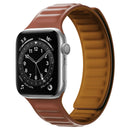 Silicone Magnetic Strap Watch Band For Apple Watch Series 7 41mm / 6&SE&5&4 40mm / 3&2&1 38mm(Brown)