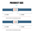 Silicone Magnetic Strap Watch Band For Apple Watch Series 7 41mm / 6&SE&5&4 40mm / 3&2&1 38mm(Sky)