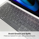 ENKAY Ultra Thin Soft TPU Laptop Keyboard Protector Film For MacBook Pro 14.2 inch A2442 / Pro 16.2 inch A2485//Air 13.6 inch A2681 2022, Version:EU Version