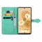 For Google Pixel 6 Mandala Embossing Pattern Horizontal Flip Leather Case with Holder & Card Slots & Wallet & Lanyard(Green)