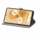 For Google Pixel 6 Mandala Embossing Pattern Horizontal Flip Leather Case with Holder & Card Slots & Wallet & Lanyard(Gray)