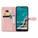 For Nokia G50 Mandala Embossing Pattern Horizontal Flip Leather Case with Holder & Card Slots & Wallet & Lanyard(Rose Gold)