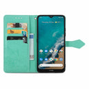 For Nokia G50 Mandala Embossing Pattern Horizontal Flip Leather Case with Holder & Card Slots & Wallet & Lanyard(Green)