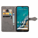 For Nokia G50 Mandala Embossing Pattern Horizontal Flip Leather Case with Holder & Card Slots & Wallet & Lanyard(Gray)