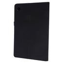 For Samsung Galaxy Tab A8 10.5 2021 Horizontal Flip Fabric PU Leather Tablet Case with Card Slots & Holder(Black)
