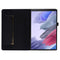 For Samsung Galaxy Tab A8 10.5 2021 Horizontal Flip Fabric PU Leather Tablet Case with Card Slots & Holder(Black)