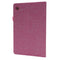For Samsung Galaxy Tab A8 10.5 2021 Horizontal Flip Fabric PU Leather Tablet Case with Card Slots & Holder(Rose Red)
