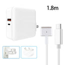 A6 PD 65W USB-C / Type-C + QC3.0 USB Laptop Adapter + 1.8m USB-C / Type-C to MagSafe 2 / T Data Cable Set for MacBook Series, US Plug + AU Plug