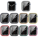 Shockproof TPU Full Protective Shell with Protective Film For Apple Watch Series 7 41mm(Transparent)