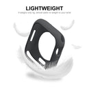 ENKAY Hat-Prince Protective TPU Watch Case + Full Coverage PET Screen Protector Film for Apple Watch Series 7 45mm(Black)