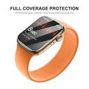 5 PCS ENKAY Hat-Prince 3D Curved Edge Full Coverage Full Tempered Glass HD Screen Protector Film For Apple Watch Series 7 41mm(Black)