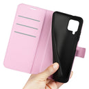For Samsung Galaxy M22 Litchi Texture Horizontal Flip Protective Case with Holder & Card Slots & Wallet(Pink)