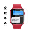 ENKAY Hat-Prince Electroplate PC Diamond Watch Case + Full Coverage Curved PET Screen Protector Film For Apple Watch Series 7 45mm(Pink)