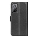 For Xiaomi Redmi Note 11 Litchi Texture Horizontal Flip Protective Case with Holder & Card Slots & Wallet(Black)