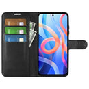 For Xiaomi Redmi Note 11 Litchi Texture Horizontal Flip Protective Case with Holder & Card Slots & Wallet(Black)