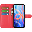 For Xiaomi Redmi Note 11 Litchi Texture Horizontal Flip Protective Case with Holder & Card Slots & Wallet(Red)