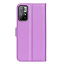 For Xiaomi Redmi Note 11 Litchi Texture Horizontal Flip Protective Case with Holder & Card Slots & Wallet(Purple)