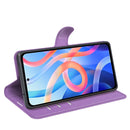 For Xiaomi Redmi Note 11 Litchi Texture Horizontal Flip Protective Case with Holder & Card Slots & Wallet(Purple)