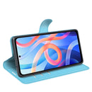 For Xiaomi Redmi Note 11 Litchi Texture Horizontal Flip Protective Case with Holder & Card Slots & Wallet(Blue)