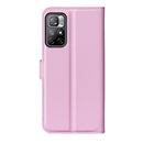 For Xiaomi Redmi Note 11 Litchi Texture Horizontal Flip Protective Case with Holder & Card Slots & Wallet(Pink)