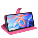 For Xiaomi Redmi Note 11 Litchi Texture Horizontal Flip Protective Case with Holder & Card Slots & Wallet(Rose Red)
