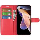 For Xiaomi Redmi Note 11 Pro / Note 11 Pro+ Litchi Texture Horizontal Flip Protective Case with Holder & Card Slots & Wallet(Red)