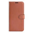 For Xiaomi Redmi Note 11 Pro / Note 11 Pro+ Litchi Texture Horizontal Flip Protective Case with Holder & Card Slots & Wallet(Brown)
