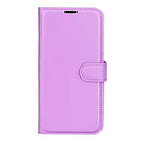 For Xiaomi Redmi Note 11 Pro / Note 11 Pro+ Litchi Texture Horizontal Flip Protective Case with Holder & Card Slots & Wallet(Purple)