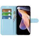 For Xiaomi Redmi Note 11 Pro / Note 11 Pro+ Litchi Texture Horizontal Flip Protective Case with Holder & Card Slots & Wallet(Blue)