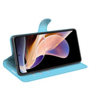 For Xiaomi Redmi Note 11 Pro / Note 11 Pro+ Litchi Texture Horizontal Flip Protective Case with Holder & Card Slots & Wallet(Blue)