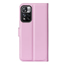 For Xiaomi Redmi Note 11 Pro / Note 11 Pro+ Litchi Texture Horizontal Flip Protective Case with Holder & Card Slots & Wallet(Pink)