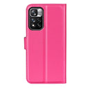 For Xiaomi Redmi Note 11 Pro / Note 11 Pro+ Litchi Texture Horizontal Flip Protective Case with Holder & Card Slots & Wallet(Rose Red)
