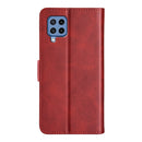 For Samsung Galaxy M22 Dual-side Magnetic Buckle Horizontal Flip Leather Case with Holder & Card Slots & Wallet(Red)