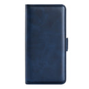 For Xiaomi Redmi Note 11 Pro / Note 11 Pro+ Dual-side Magnetic Buckle Horizontal Flip Leather Case with Holder & Card Slots & Wallet(Dark Blue)