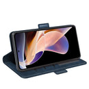 For Xiaomi Redmi Note 11 Pro / Note 11 Pro+ Dual-side Magnetic Buckle Horizontal Flip Leather Case with Holder & Card Slots & Wallet(Dark Blue)