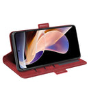 For Xiaomi Redmi Note 11 Pro / Note 11 Pro+ Dual-side Magnetic Buckle Horizontal Flip Leather Case with Holder & Card Slots & Wallet(Red)