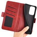 For Xiaomi Redmi Note 11 Pro / Note 11 Pro+ Dual-side Magnetic Buckle Horizontal Flip Leather Case with Holder & Card Slots & Wallet(Red)