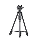 YUNTENG 6208 Aluminum Tripod Mount with Bluetooth Remote Control & 3-Way Head & Phone Clamp