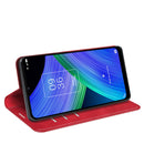 For TCL 20 R 5G Retro-skin Business Magnetic Suction Phone Leather Case with Holder & Card Slots & Wallet(Red)