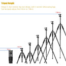 YUNTENG VCT-190 Aluminum Tripod Mount Monopod with Ball Head