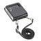 For Samsung Galaxy Z Flip 3 5G Diagonal Lanyard Embossed Card Phone Case(Black)