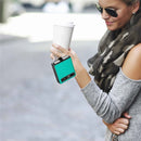 For Samsung Galaxy Z Flip Litchi Folding Ring Buckle Phone Case(Green)