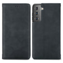 For Samsung Galaxy S22+ 5G Retro Skin Feel Magnetic Horizontal Flip Leather Case with Holder & Card Slots & Wallet & Photo Frame(Black)