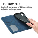 For Samsung Galaxy S22+ 5G Retro Skin Feel Magnetic Horizontal Flip Leather Case with Holder & Card Slots & Wallet & Photo Frame(Blue)