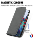 For Samsung Galaxy S22+ 5G Retro Skin Feel Magnetic Horizontal Flip Leather Case with Holder & Card Slots & Wallet & Photo Frame(Gray)