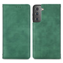 For Samsung Galaxy S22+ 5G Retro Skin Feel Magnetic Horizontal Flip Leather Case with Holder & Card Slots & Wallet & Photo Frame(Green)